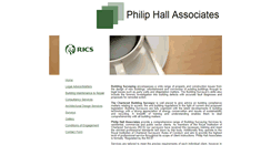 Desktop Screenshot of philiphallassociates.com